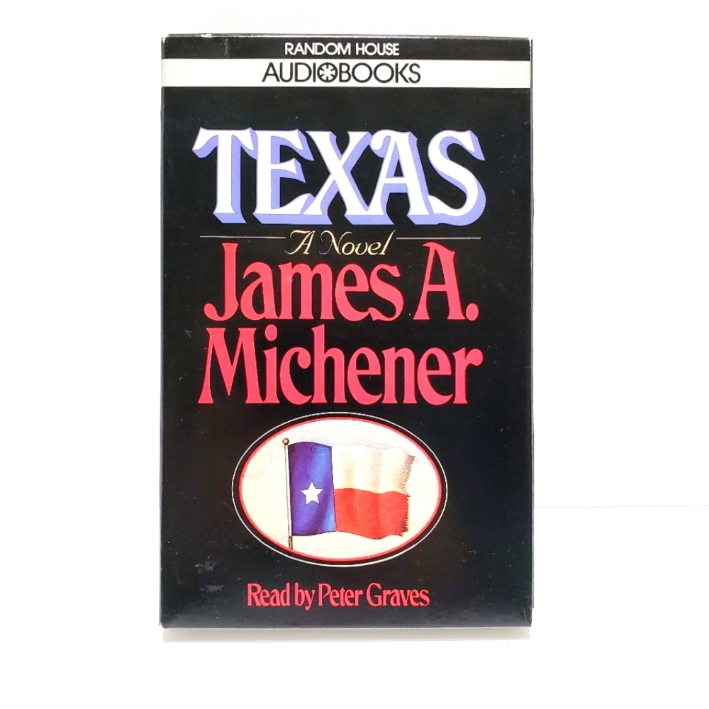 Texas: A Novel Cassette Audio Book by James Michener 1987 Random House